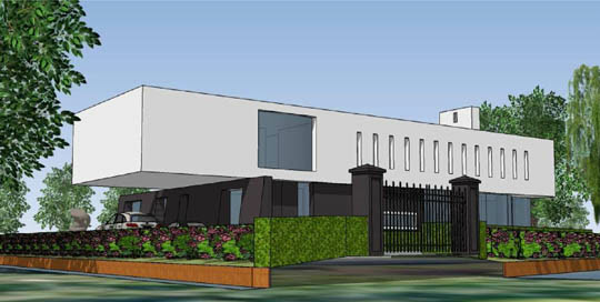 Villa Amsterdam, in uitvoering, oppervlakte 440 m²